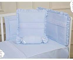 baby blue cot bedding