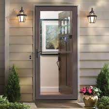 Self Storing Easy Install Storm Door