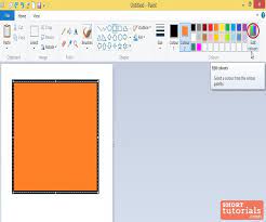 How To Edit Change Colors In Ms Paint
