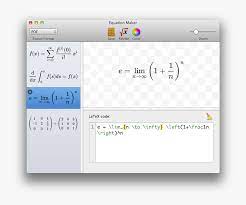 Equation Editor Latex Mac Hd Png