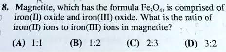 oxide what is the ratio of iron ii