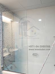 shower enclosure screen installation in