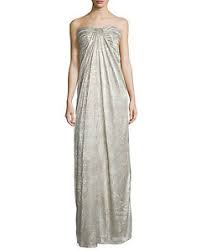 Details About New Laundry By Shelli Segal Metallic Jacquard Strapless Gown Size 6 325 Nude