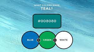 Make Teal Mixing Paint Colors