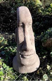 stone easter island head statue face