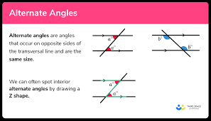 alternate angles gcse maths steps