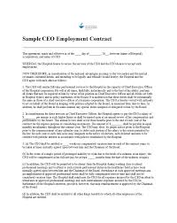 50 Ready To Use Employment Contracts Samples Templates