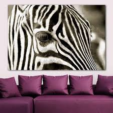 Zebra Wall Print Zebra Painting Zebra
