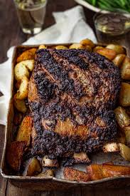 prime rib roast beef fat potatoes