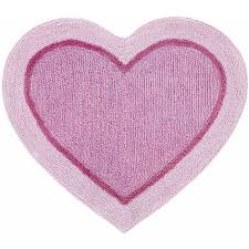 catherine lansfield heart shaped rug