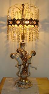 Vintage Cherub Lamp Chandelier Table Lamp Beautiful Lamp Antique Lamps
