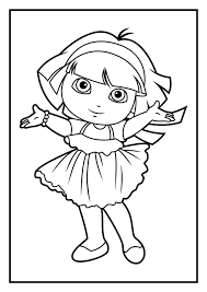 Dora Coloring Pages Diego Coloring Pages Dora Coloring Page