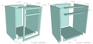 Cabinet diagram building kitchen cabinets custom built kitchen. How To Build Base Cabinets Houseful Of Handmade