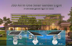 jsd waterproof led solar garden light