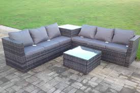 Our versatile range of garden furniture will compliment any outdoor space regardless of size or style. 6 Seater Polyattan Corner Furniture Set Offer Shop Livingsocial