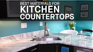 best materials for kitchen countertops