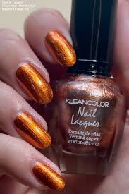 pumpkin nails lots of lacquer