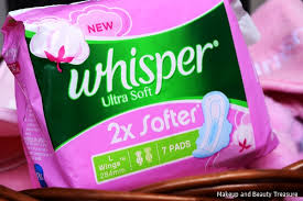 new whisper ultra soft sanitary pads review