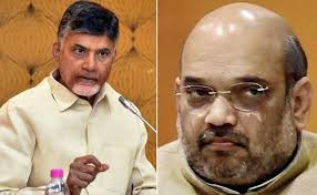 Image result for amit shah and chandrababu