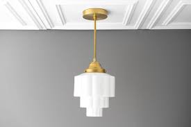 Art Deco Fixture Pendant Light Hanging