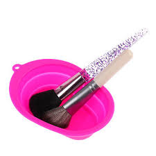 foldable makeup cosmetic brush cleaner