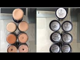 hidden shades of kryolan makeup base