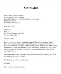 Covering Letter For Business Proposal Sample Cover Letter For A