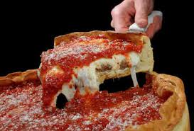Image result for chicago style stuffed cheesesteak pizza