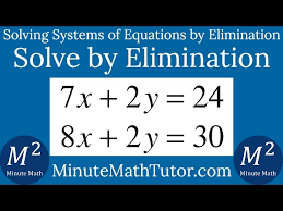 Solve 7x 2y 24 And 8x 2y 30 By