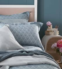 Teasels Teal Bed Linen 100 Cotton