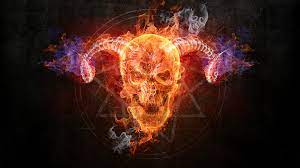 wallpapers skulls with flames 58 images
