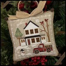 Farmhouse Christmas 3 Grandpas Pick Up Cross Stitch Chart And Free Winter Embellishment