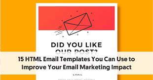 15 html email templates you can use to