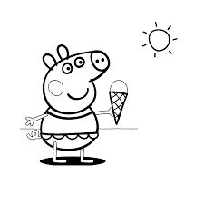 Join in the fun with the world of peppa pig app today! Leuk Voor Kids Peppa Big Met Een Ijshoorntje