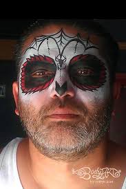 dead dia de los muertos face painting