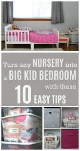 a nursery into a big kid bedroom