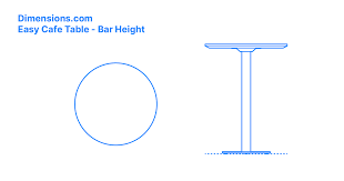 Blu Dot Easy Cafe Table Bar Height