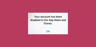 been disabled in app itunes