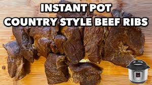 instant pot country style beef ribs