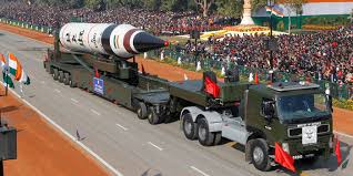 India Intercontinental Missile Test of Agni 5