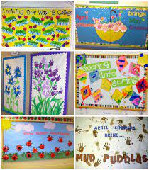 spring bulletin board ideas for the