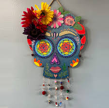 Dead Sugar Skulls Wall Hanging Art