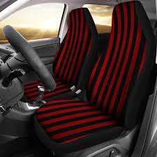 Car Seat Covers Set Vertical Stripes