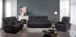 Amirah Dark Gray Gliding Living Room