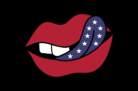 patriotic stars lips tongue png svg