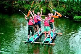 Trapped on a small raft with nothing but a hook made of old plastic, players awake on a vast, blue ocean totally alone and with no land in. Children S Raft Building Party Warwick Boat Hire