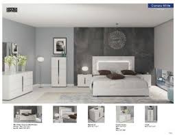 Carrara White Bedroom W Light Modern