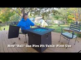 new bali propane gas fire pit table