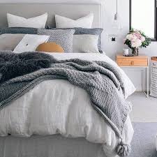 Grey Bedroom With Pop Of Color