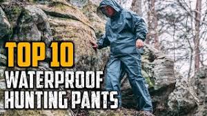 top 10 best waterproof hunting pants in